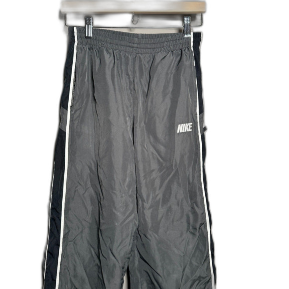 Nike Track Pants Kids Large Gray Retro Athletic Pants - Picture 4 of 10